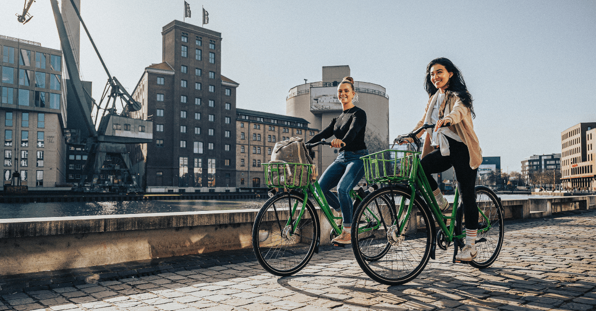 Biking in the city