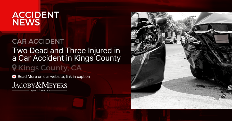 Two Dead and Three Injured in a Car Accident in Kings County