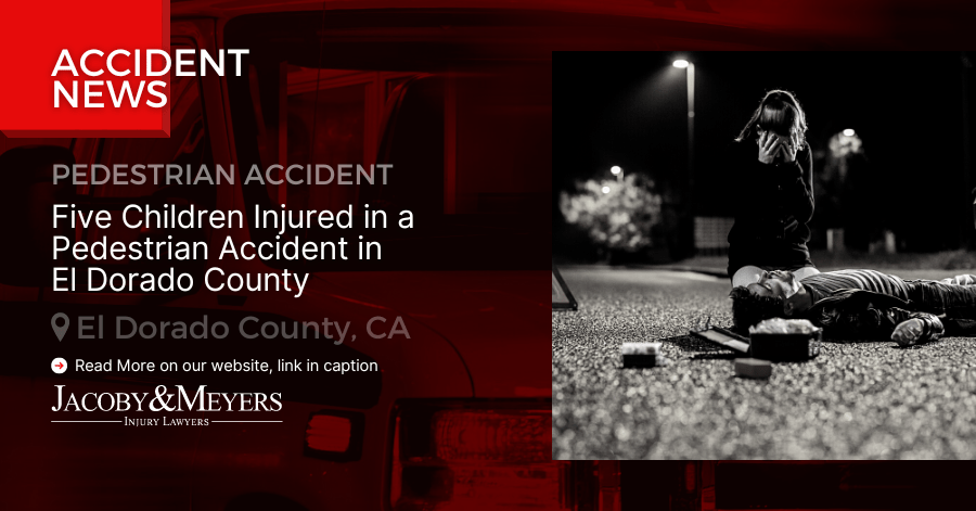 Five Children Injured in a Pedestrian Accident in El Dorado County