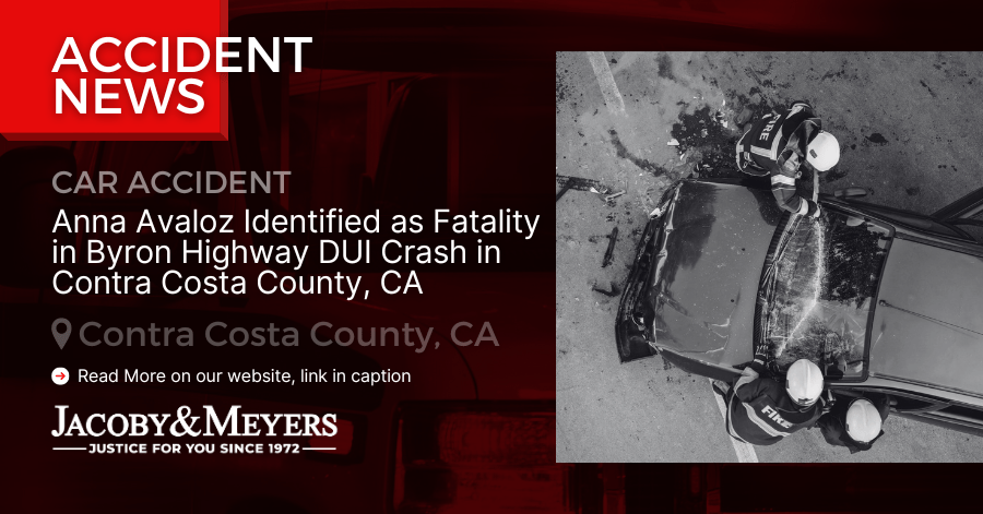 Anna Avaloz Identified as Fatality in Byron Highway DUI Crash in Contra Costa County, CA