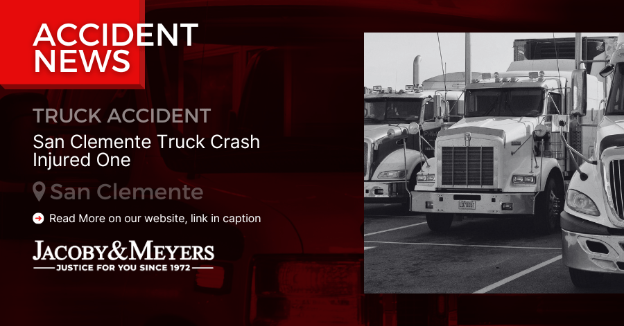 San Clemente Truck Crash Injured One