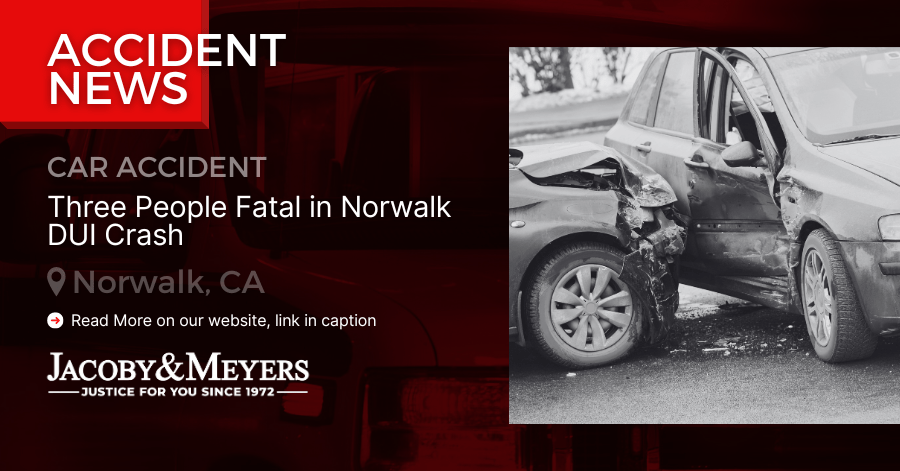 Three People Fatal in Norwalk DUI Crash