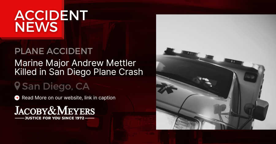 Marine Major Andrew Mettler Killed in San Diego Plane Crash