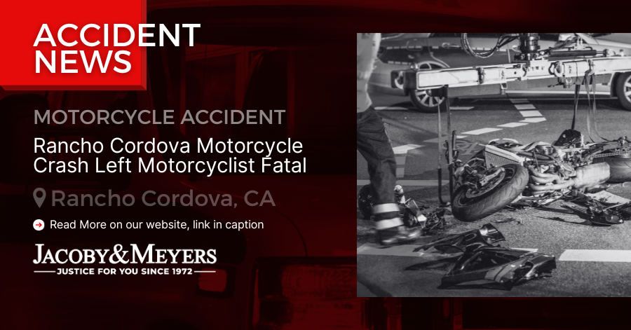 Rancho Cordova Motorcycle Crash Left Motorcyclist Fatal