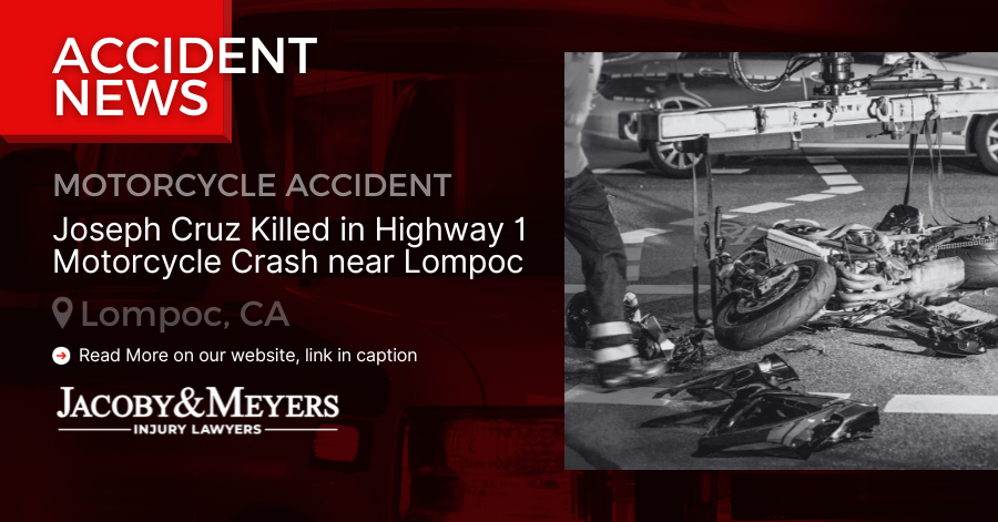 Joseph Cruz Killed in Highway 1 Motorcycle Crash near Lompoc