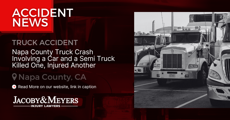 Napa County truck crash