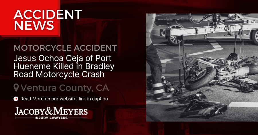 Jesus Ochoa Ceja of Port Hueneme Killed in Bradley Road Motorcycle Crash