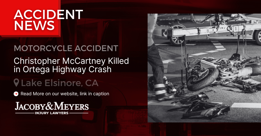 Christopher McCartney Killed in Ortega Highway Crash