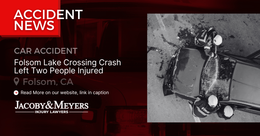 Folsom Lake Crossing Crash: Two Injured 