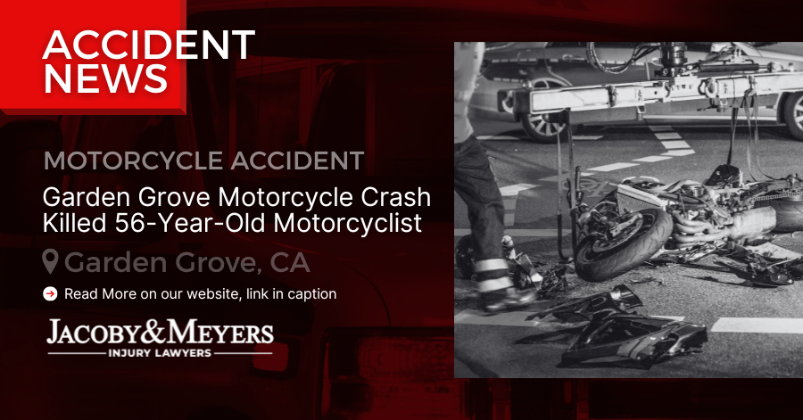 Garden Grove Motorcycle Crash: Motorcyclist Fatal 