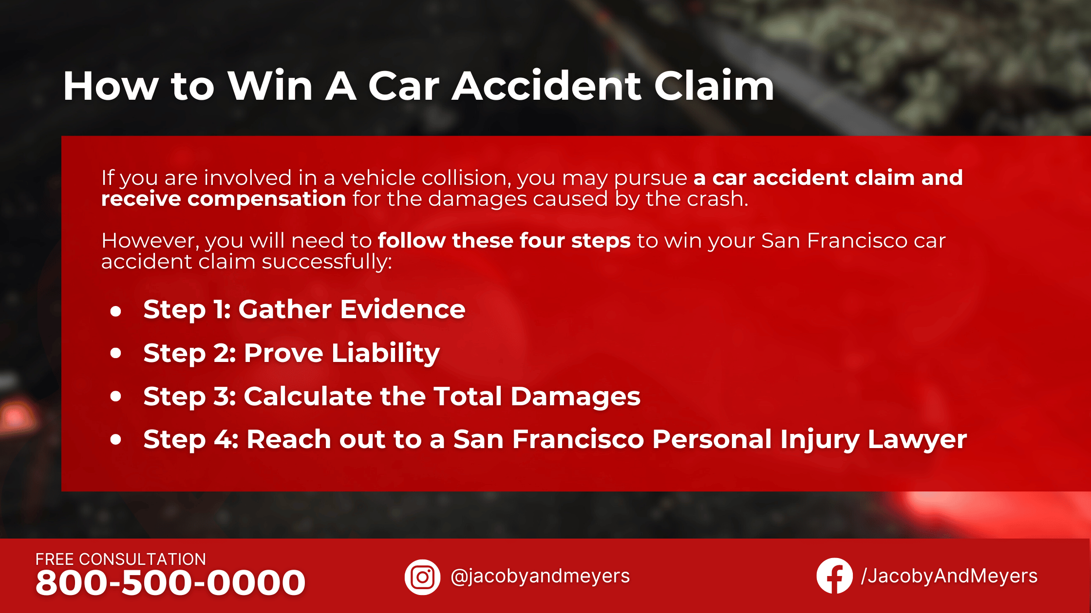 How to Win A Car Accident Claim