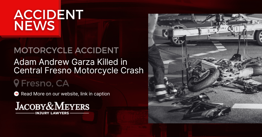 Adam Andrew Garza Fatal in Central Fresno Motorcycle Crash 