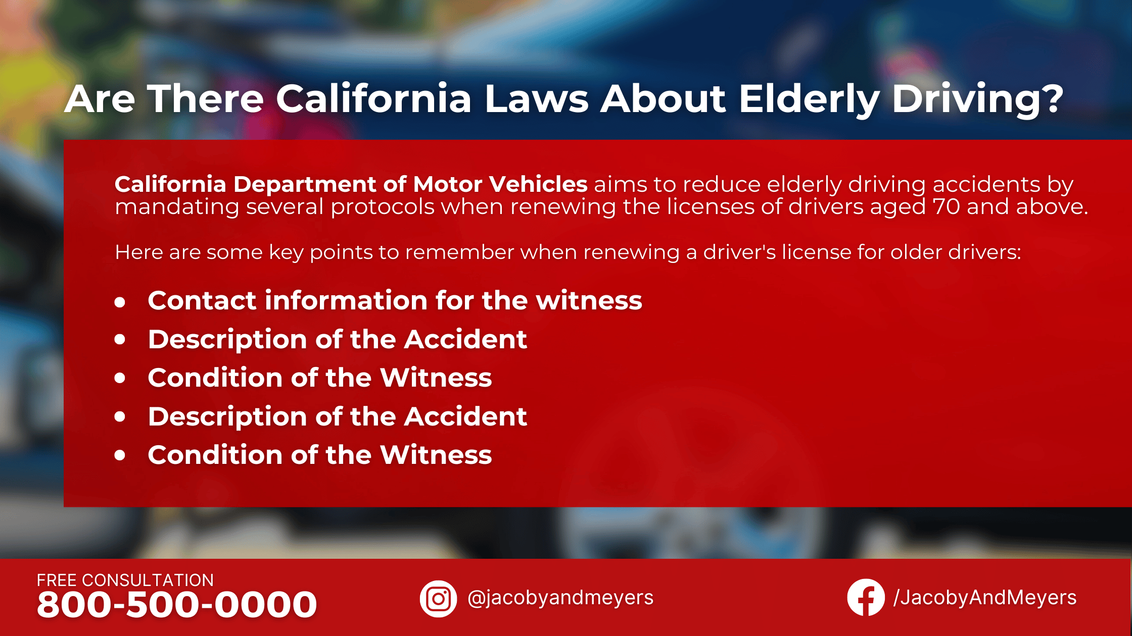 Are There California Laws About Elderly Driving?