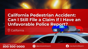 California Pedestrian Accident: Can I Still File a Claim If I Have an Unfavorable Police Report?