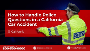How to Handle Police Questions in a California Car Accident