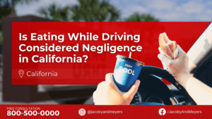 Is Eating While Driving Considered Negligence in California?