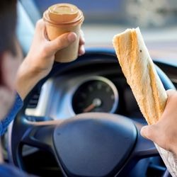 Is Eating While Driving Considered Negligence in California?