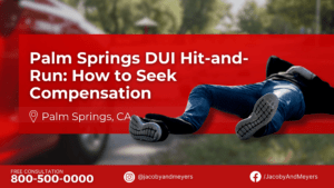 Palm Springs DUI Hit-and-Run: How to Seek Compensation