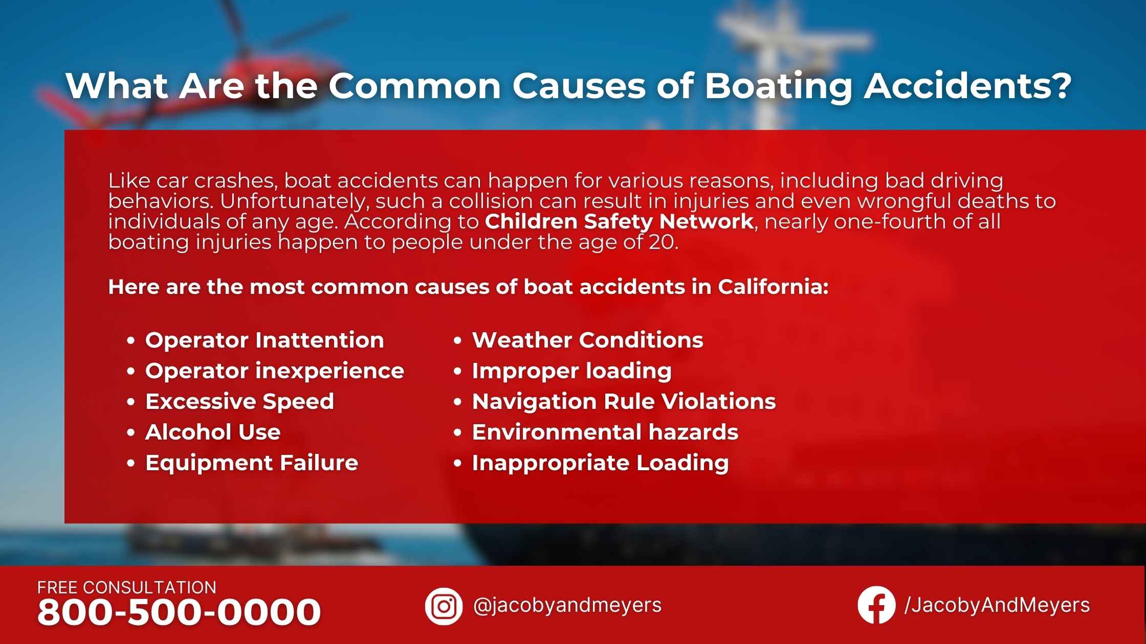 What Are the Common Causes of Boating Accidents?