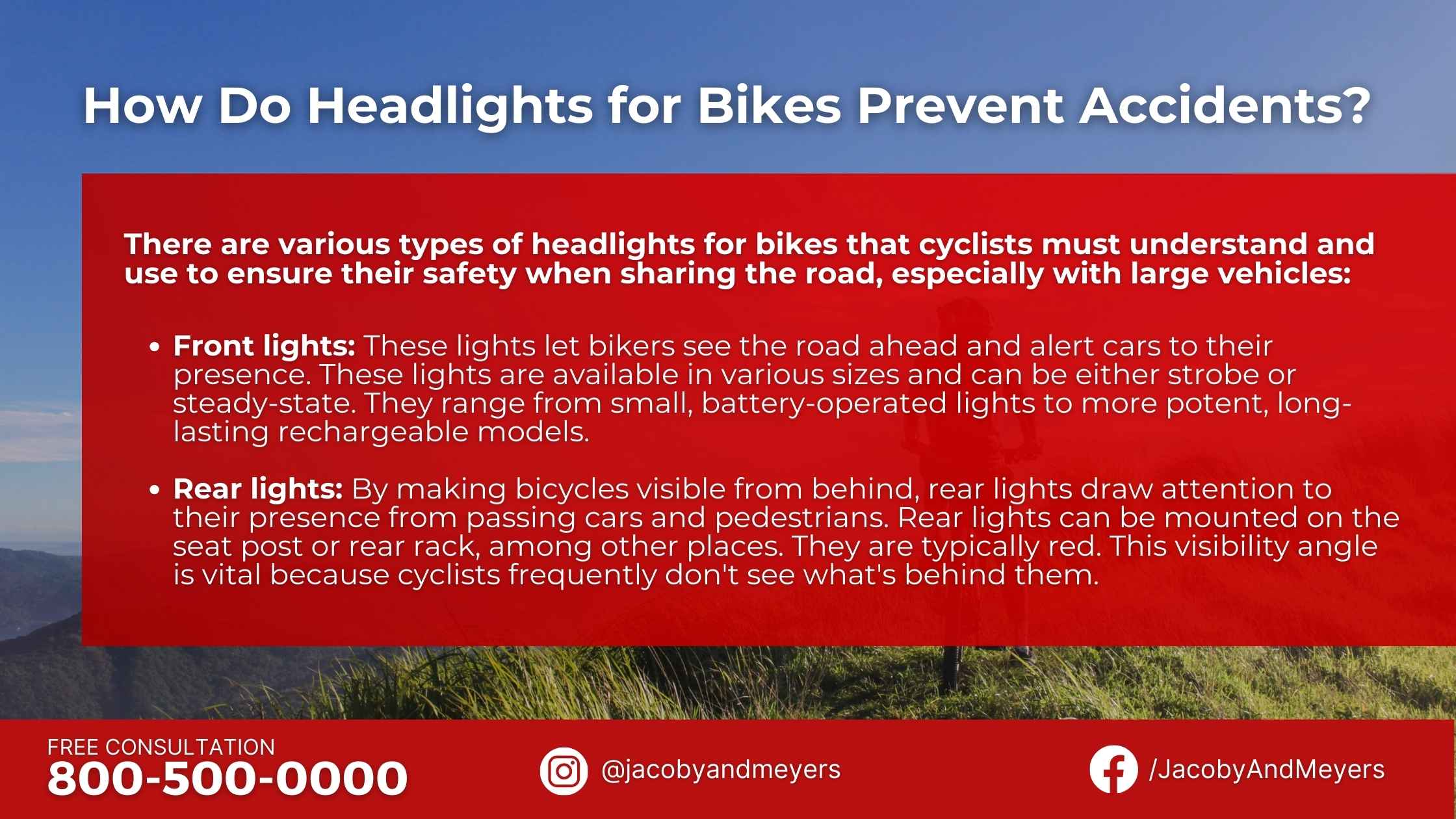 How Do Headlights for Bikes Prevent Accidents?