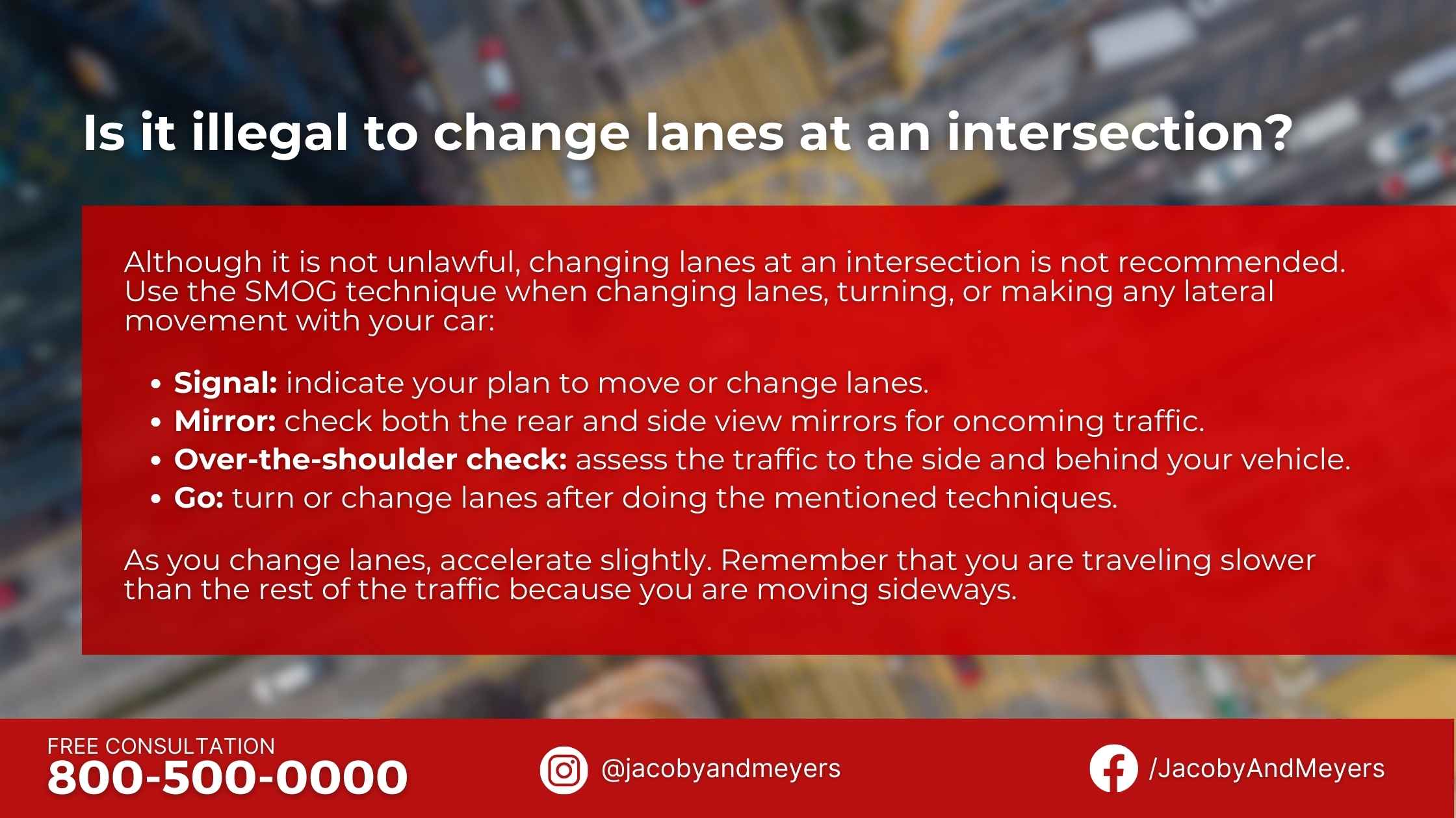 Is it illegal to change lanes at an intersection?