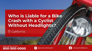 Who is Liable for a Bike Crash with a Cyclist Without Headlights?