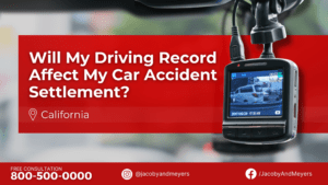 Will My Driving Record Affect My Car Accident Settlement?