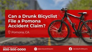 Can a Drunk Bicyclist File a Pomona Accident Claim?