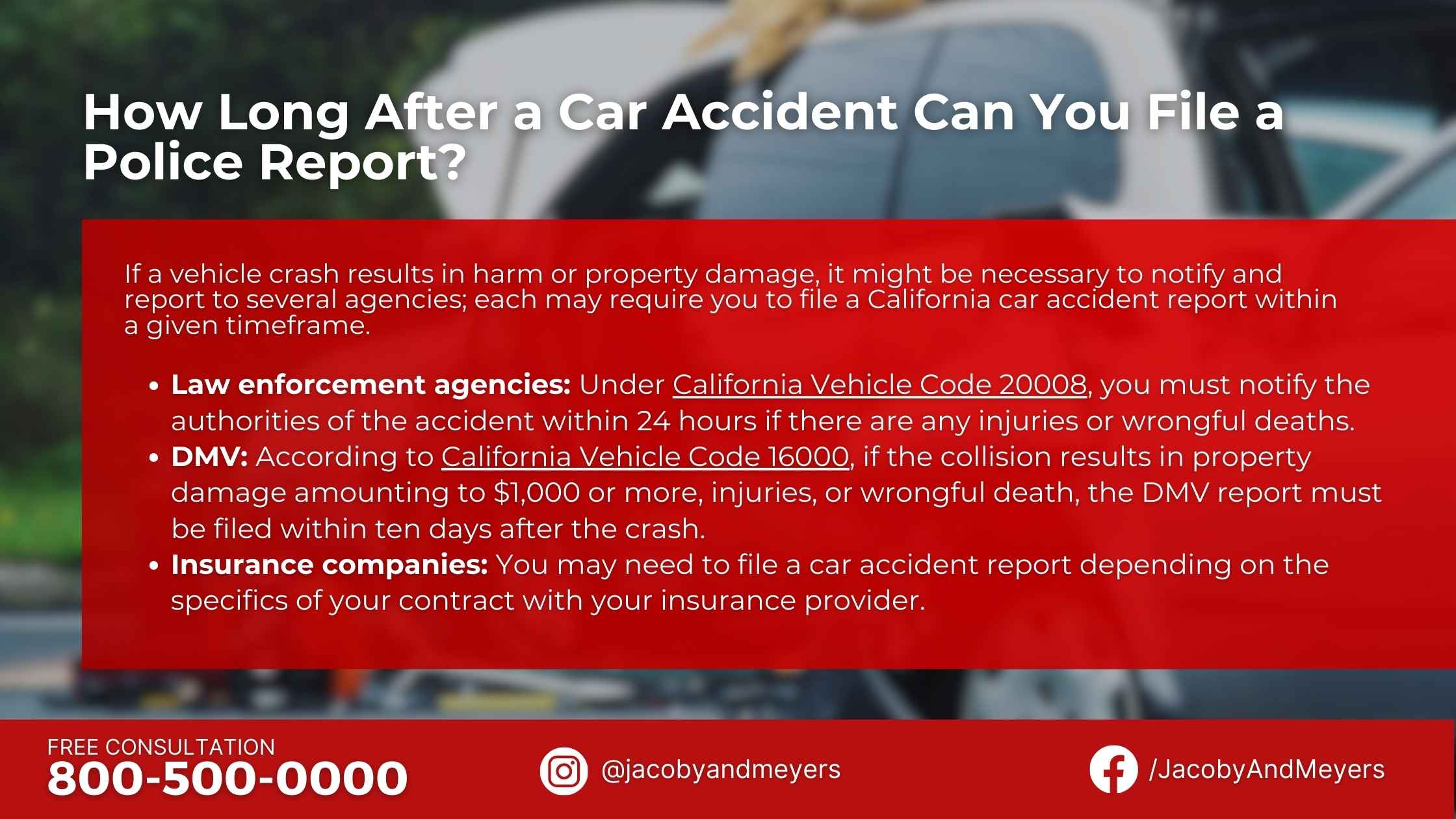 How Long After a Car Accident Can You File a Police Report?