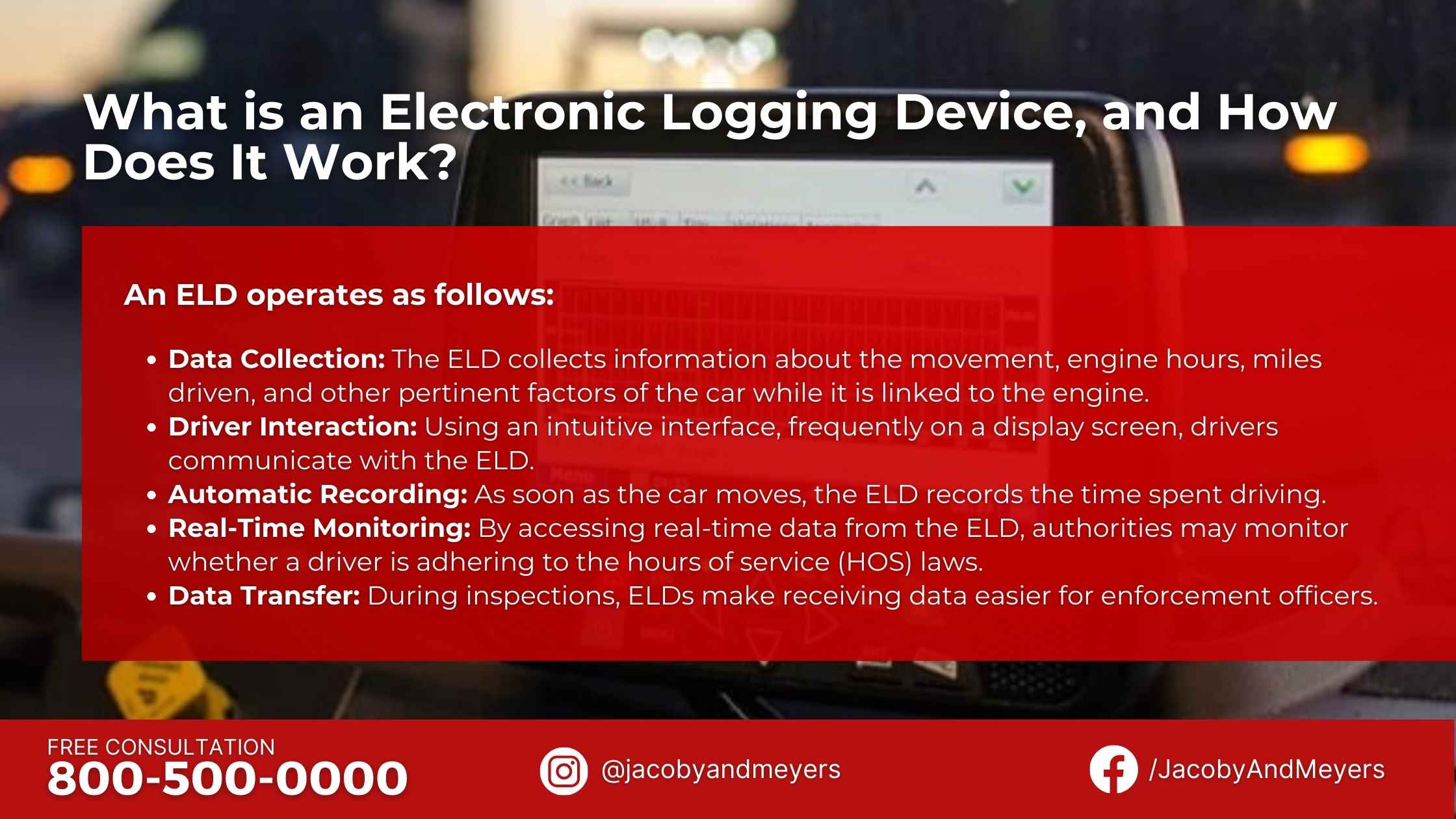 What is an Electronic Logging Device, and How Does It Work?